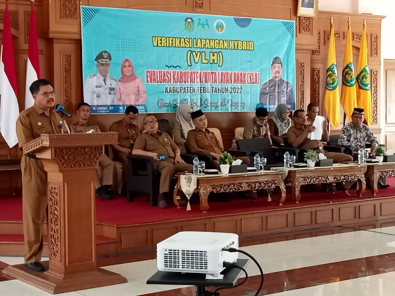 Verifikasi Lapangan Hybrid Evaluasi Kota Layak Anak Kabupaten Tebo Tahun 2022