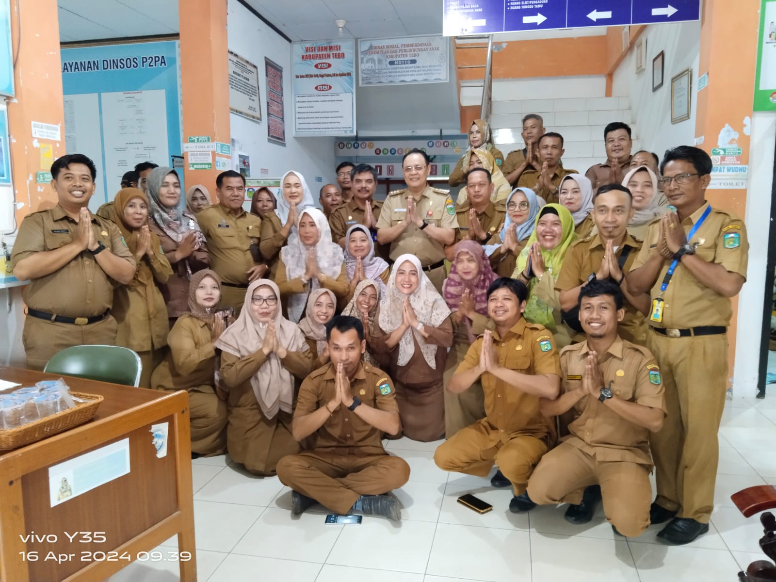 SIDAK HARI PERTAMA KERJA, PJ BUPATI TEBO Dr. H. VARIAL ADHI PUTRA, ST,MM TEGASKAN PELAYANAN TETAP BERJALAN